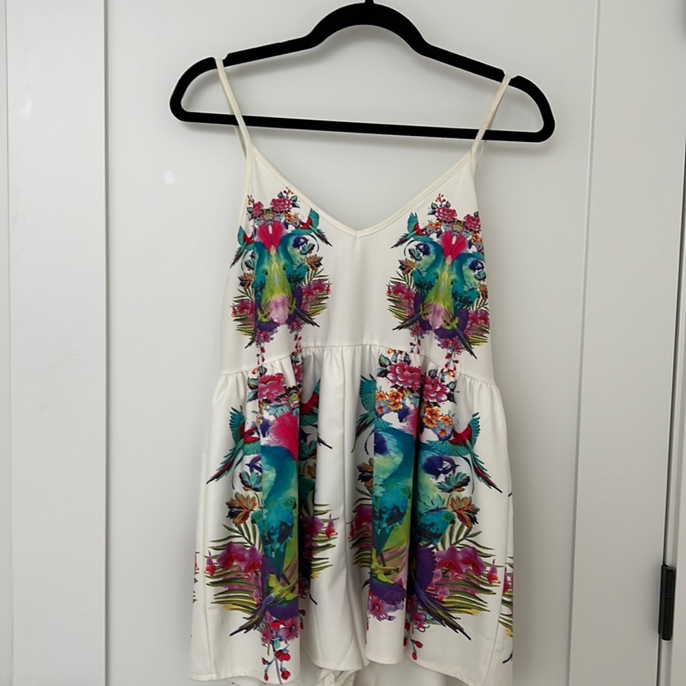 Sabo skirt white play suit with tags, romper